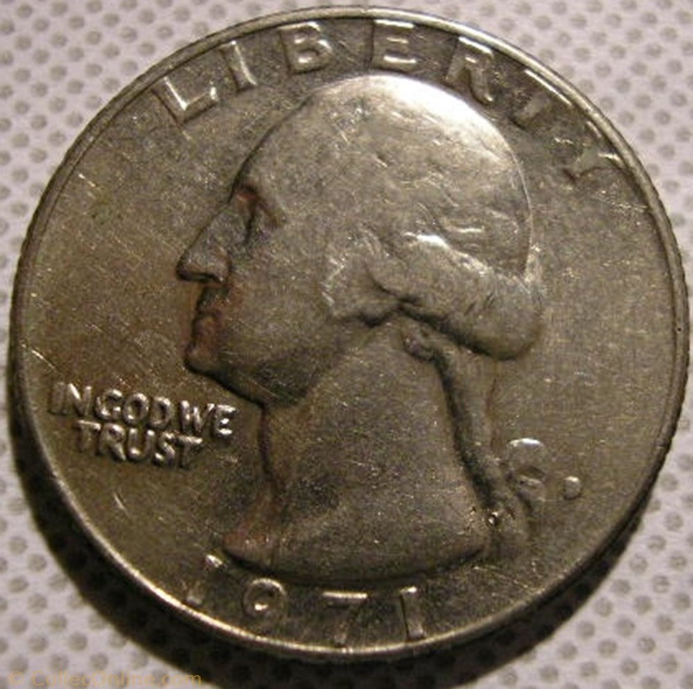 1971 Denver Quarter Dollar monnaie monde etat uni 1971 denver quarter dollar