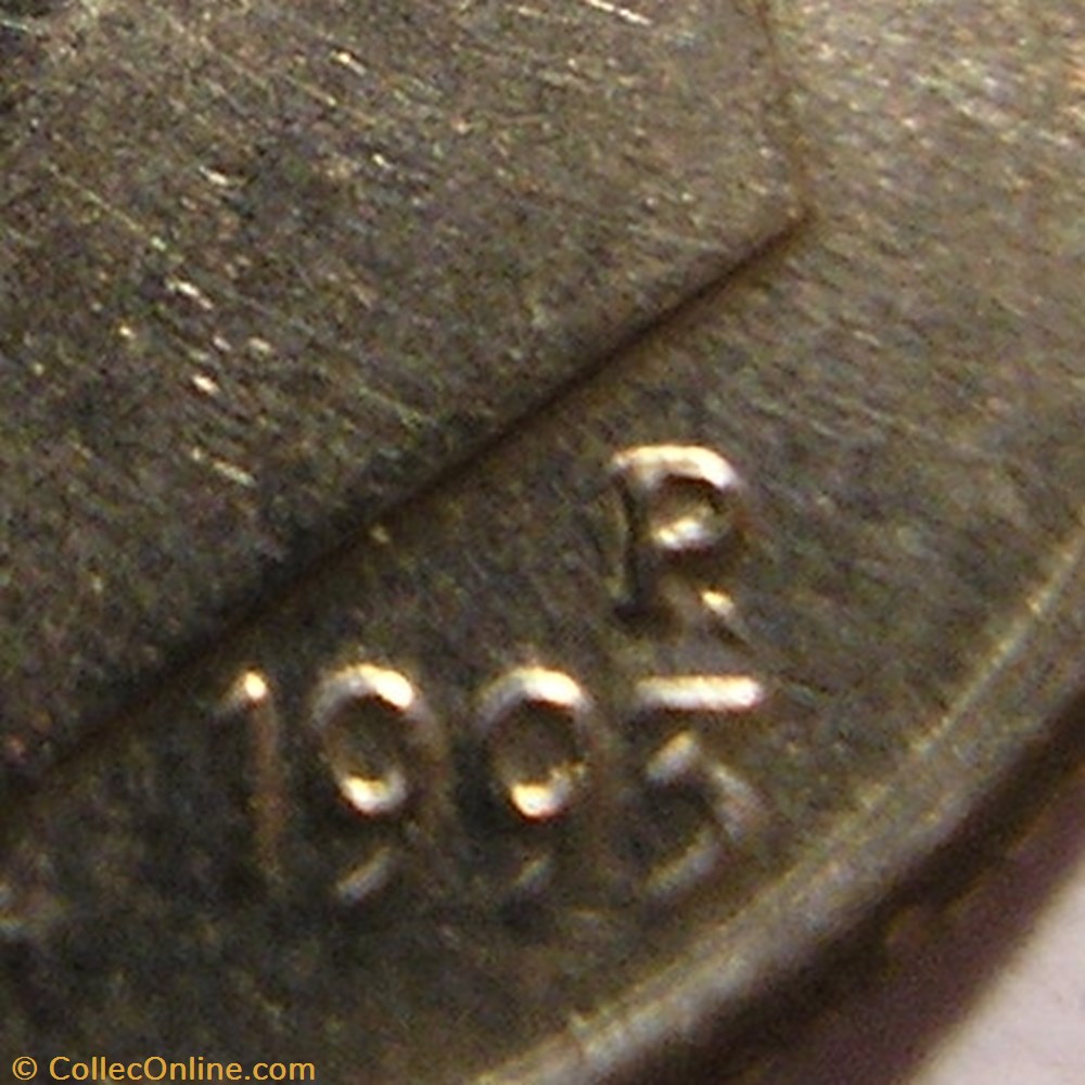 1993 Dime - Error 3 monnaies monde etats unis 1993 dime error