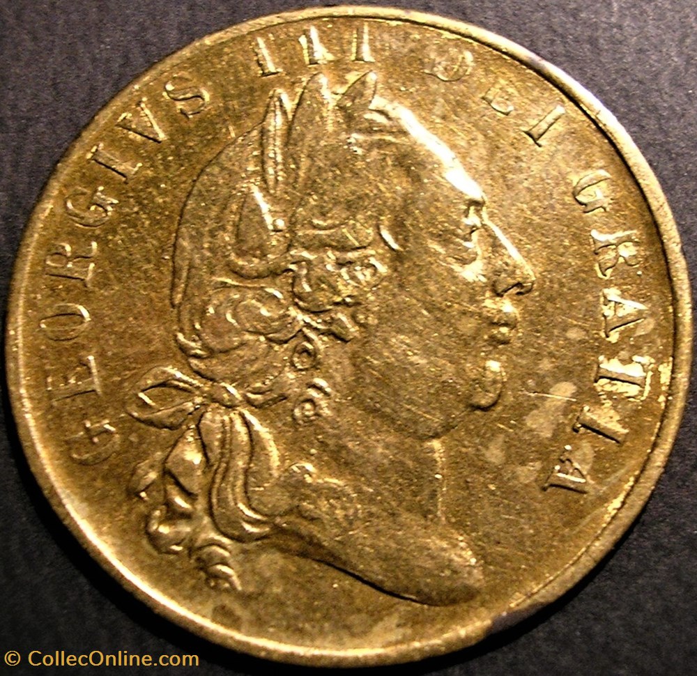 George III - 1797 Spade Guinea Token imitation, Great Britain (ex.3 var.) monnaie jeton mereaux george iii 1797 spade guinea token imitation great britain ex 3 var