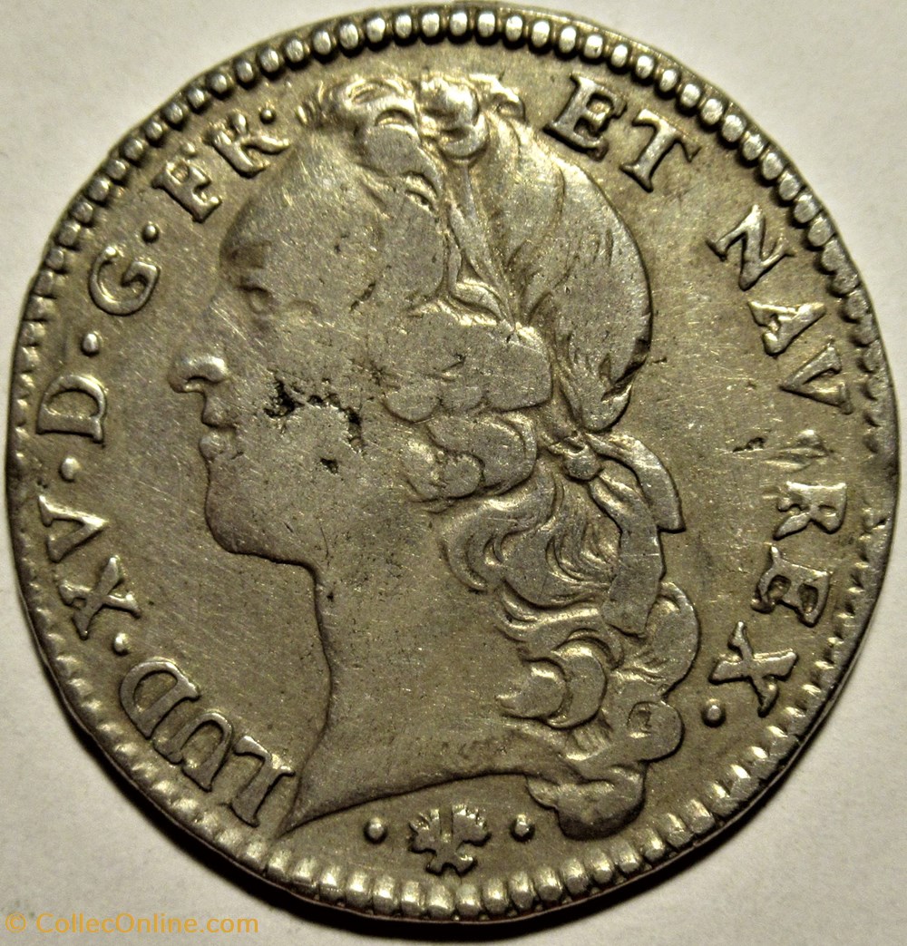 Louis XV - 1/2 Écu au bandeau 1763, Bayonne 2 monnaies europe medievale france royales louis xv 1 2 ecu au bandeau 1763 bayonne