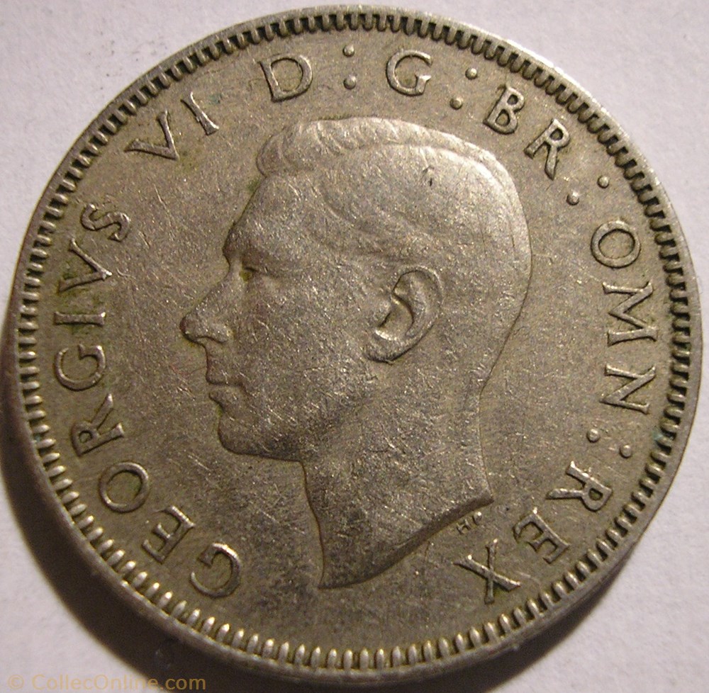 monnaie monde royaume uni george vi one shilling 1947 scotland