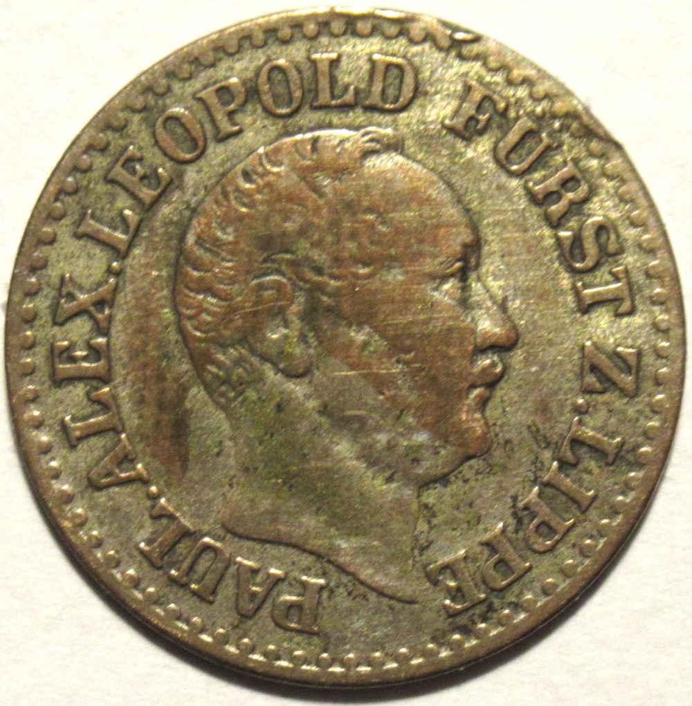 Principality of Lippe - 1 Groschen 1847, Leopold II monnaies monde allemagne principality of lippe 1 groschen 1847 leopold ii