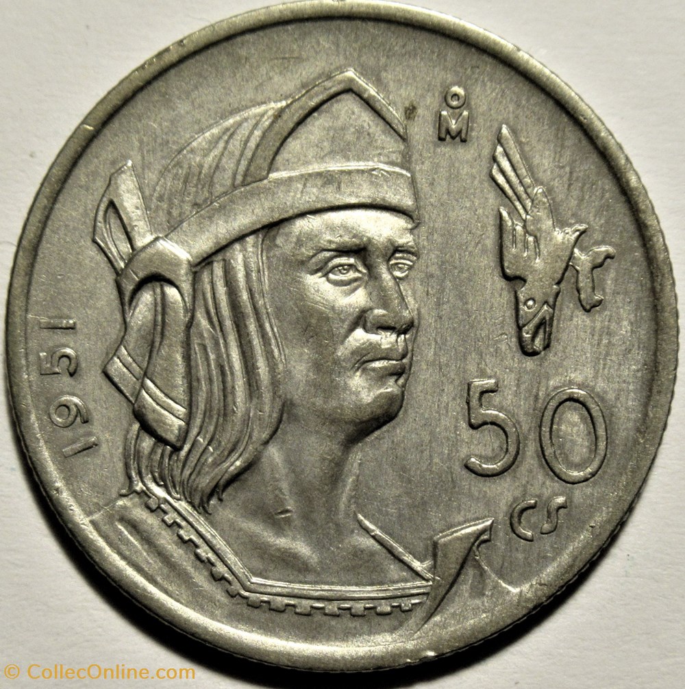 México - 1951 - 50 Centavos - King Cuauhtemoc monnaies monde mexique mexico 1951 50 centavos king cuauhtemoc