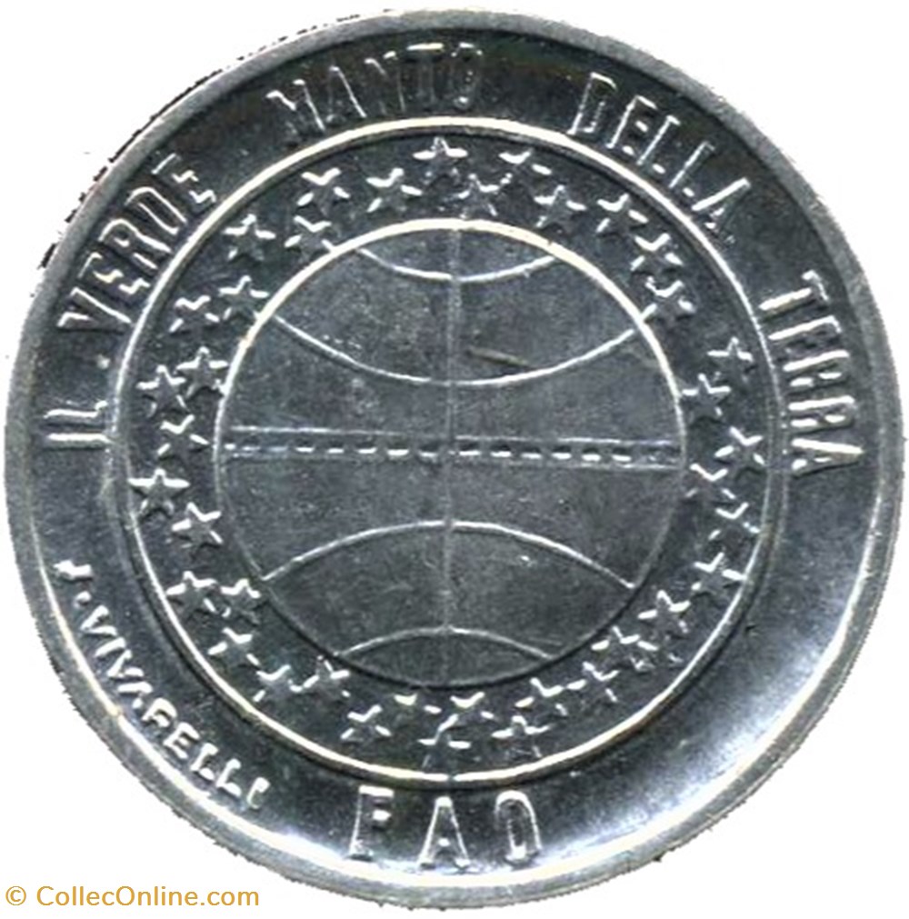 monnaies monde saint 1977 repubblica di san marino 1 lira fao