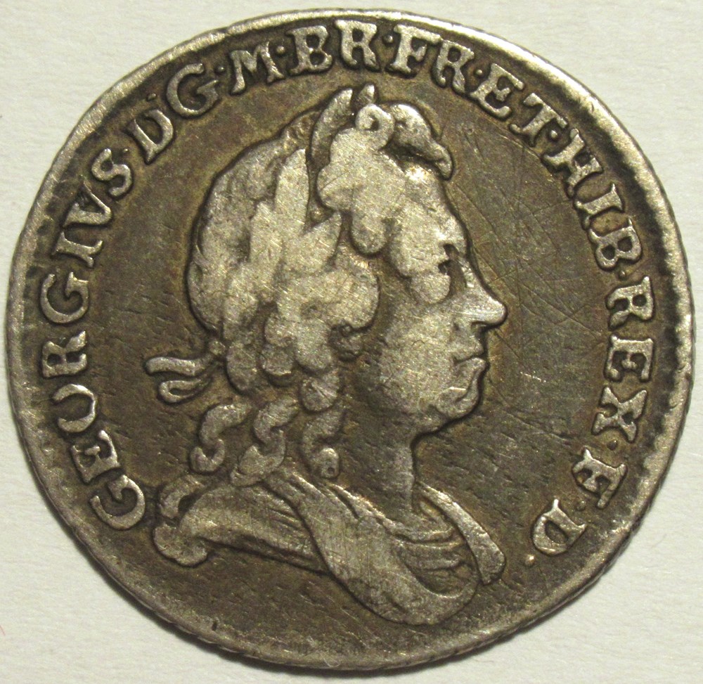 George Ist - 6 Pence 1723 - Kingdom of Great Britain monnaies europe medievale royaume angleterre george ist 6 pence 1723 kingdom of great britain