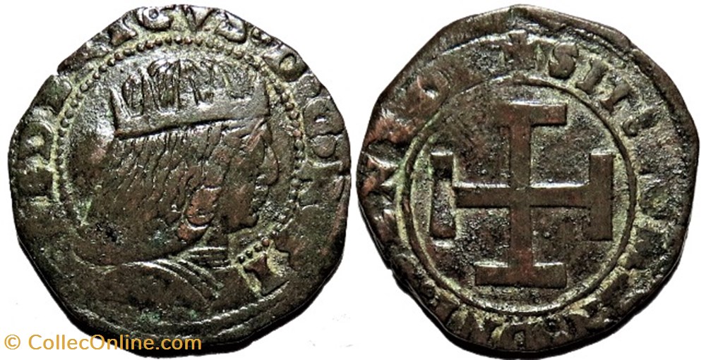 1496-1501 Regno di Napoli, Sestino- Federico III d'Aragona - Monedas