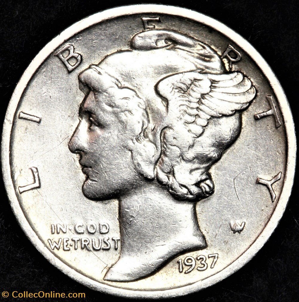 1937 San Francisco Dime monnaies monde etats unis 1937 san francisco dime