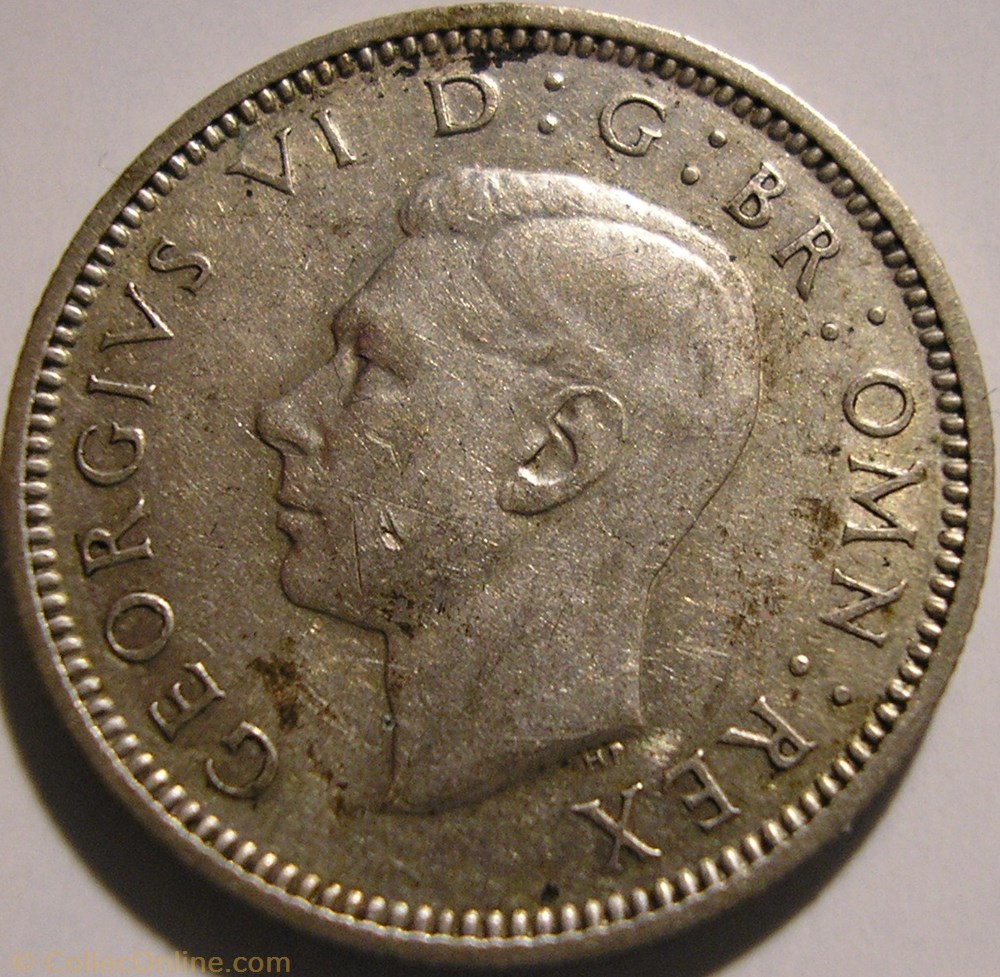 George VI - 6 Pence 1941 - Great Britain monnaie monde royaume uni george vi 6 pence 1941 great britain