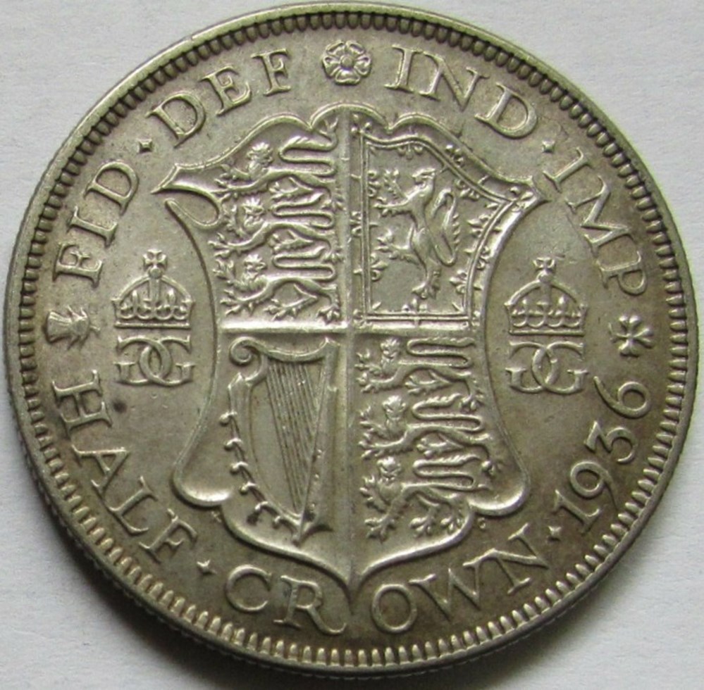 George V - Half Crown 1936 - Great Britain monnaies monde royaume uni george v half crown 1936 great britain