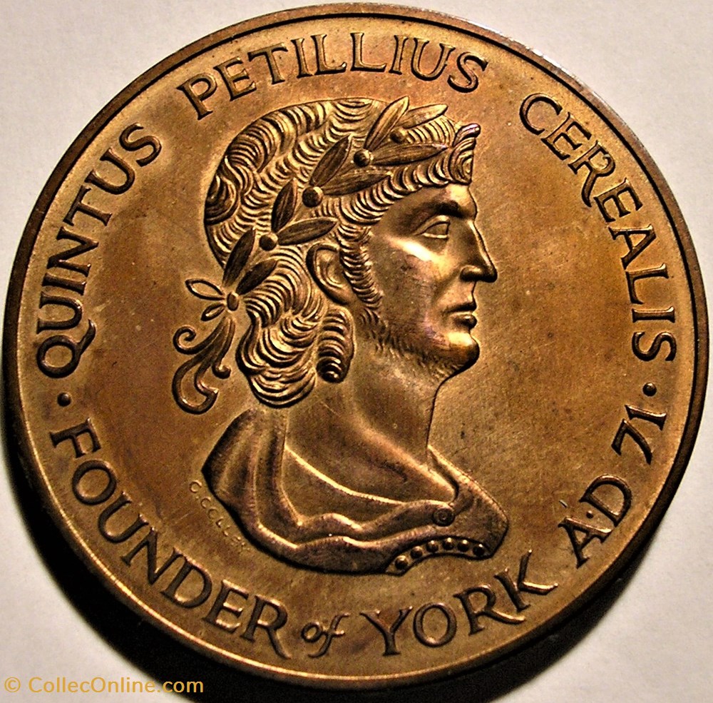 City of York 1900th Anniversary Medal 1971 - UK 4 medaille royaume uni city of york 1900th anniversary medal 1971 uk