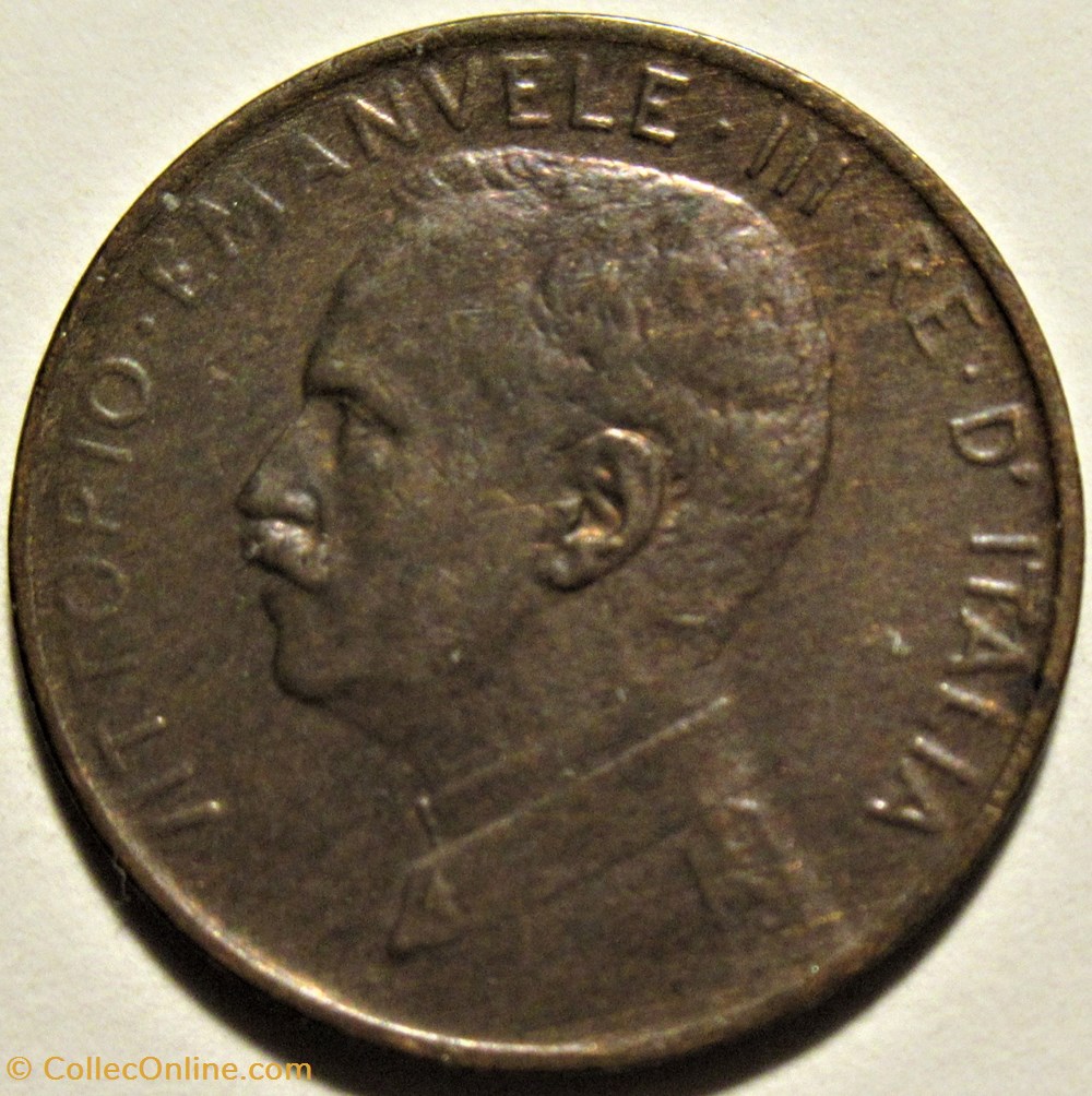 1916 Regno d'Italia, Centesimo, Roma - Vittorio Emanuele III 2 monnaies monde italie 1916 regno italia centesimo roma vittorio emanuele iii