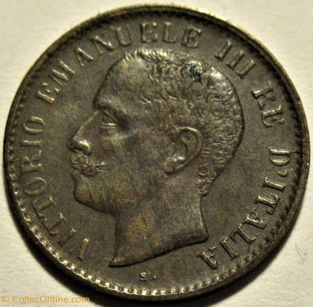 1904 Regno d'Italia, Centesimo, Roma - Vittorio Emanuele III 2 monnaies monde italie 1904 regno italia centesimo roma vittorio emanuele iii