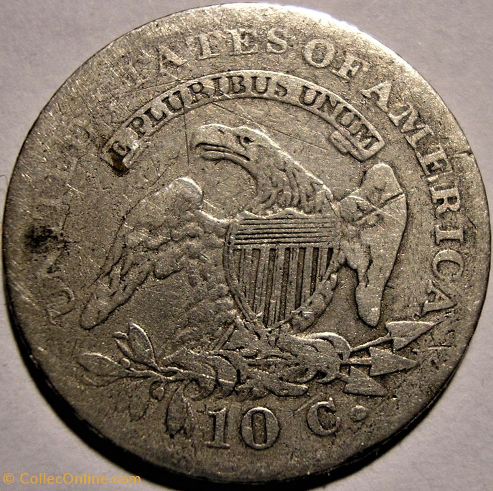 1820 Dime - 10 Cents 4 monnaie monde etat uni 1820 dime 10 cents