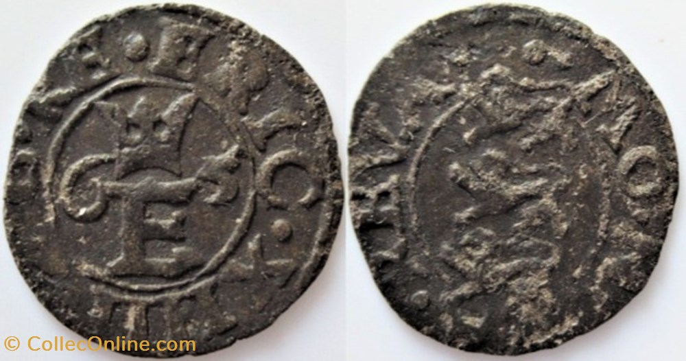 monnaies europe medievale royaume suede erik xiv of sweden 1 schilling 1565 city of reval