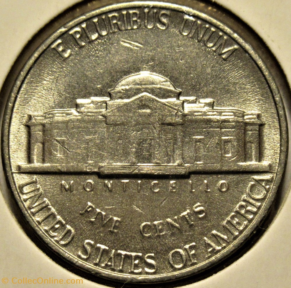 1996 Five Cents Jefferson, Philadelphia - Rippled 3 monnaies monde etats unis 1996 five cents jefferson philadelphia rippled