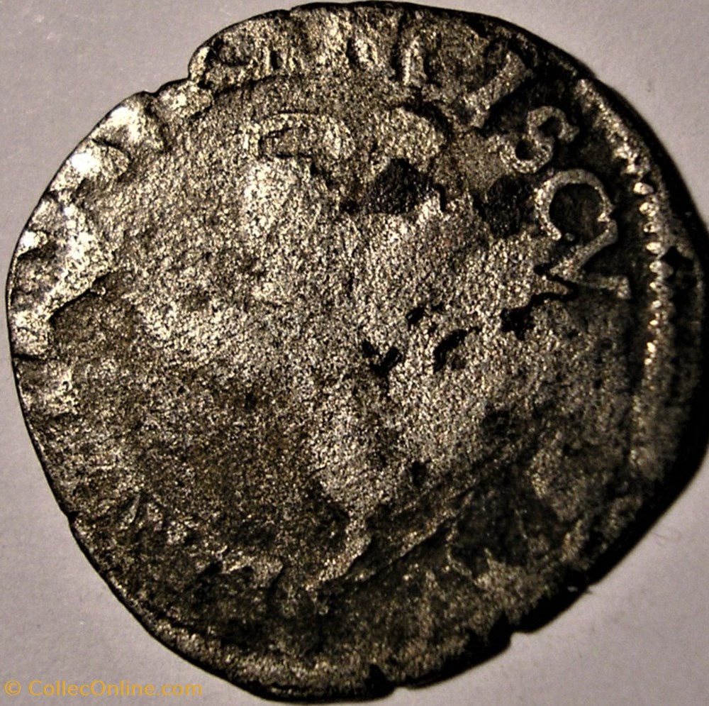 1612 Duchy of Monferrato, Parpagliola with Saint Francis - Francesco IV Gonzaga 4 monnaies europe medievale duche de mantoue 1612 duchy of monferrato parpagliola with saint francis francesco iv gonzaga