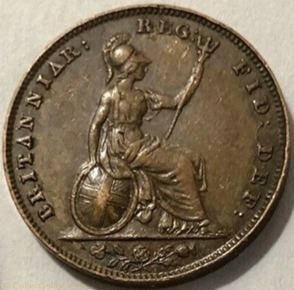 Victoria - One Farthing 1853 - Kingdom of Great Britain monnaies monde royaume uni victoria one farthing 1853 kingdom of great britain