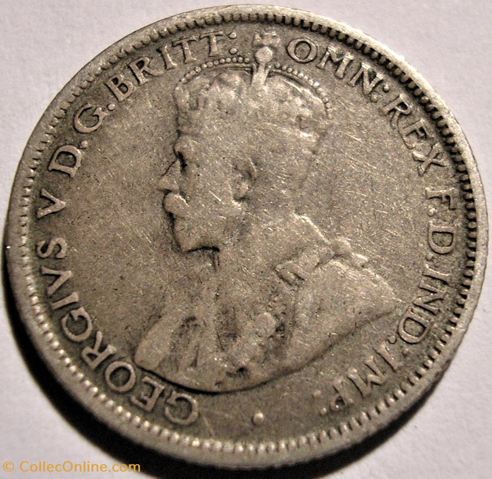 monnaies monde australie george v six pence 1914 australia