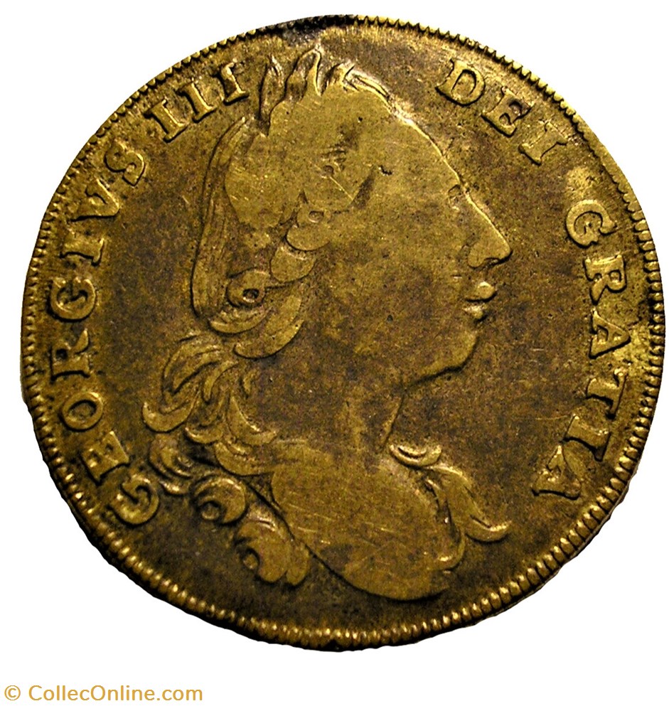 George III - Half Guinea Token 1783 - Great Britain 2 monnaie jeton mereaux george iii half guinea token 1783 great britain