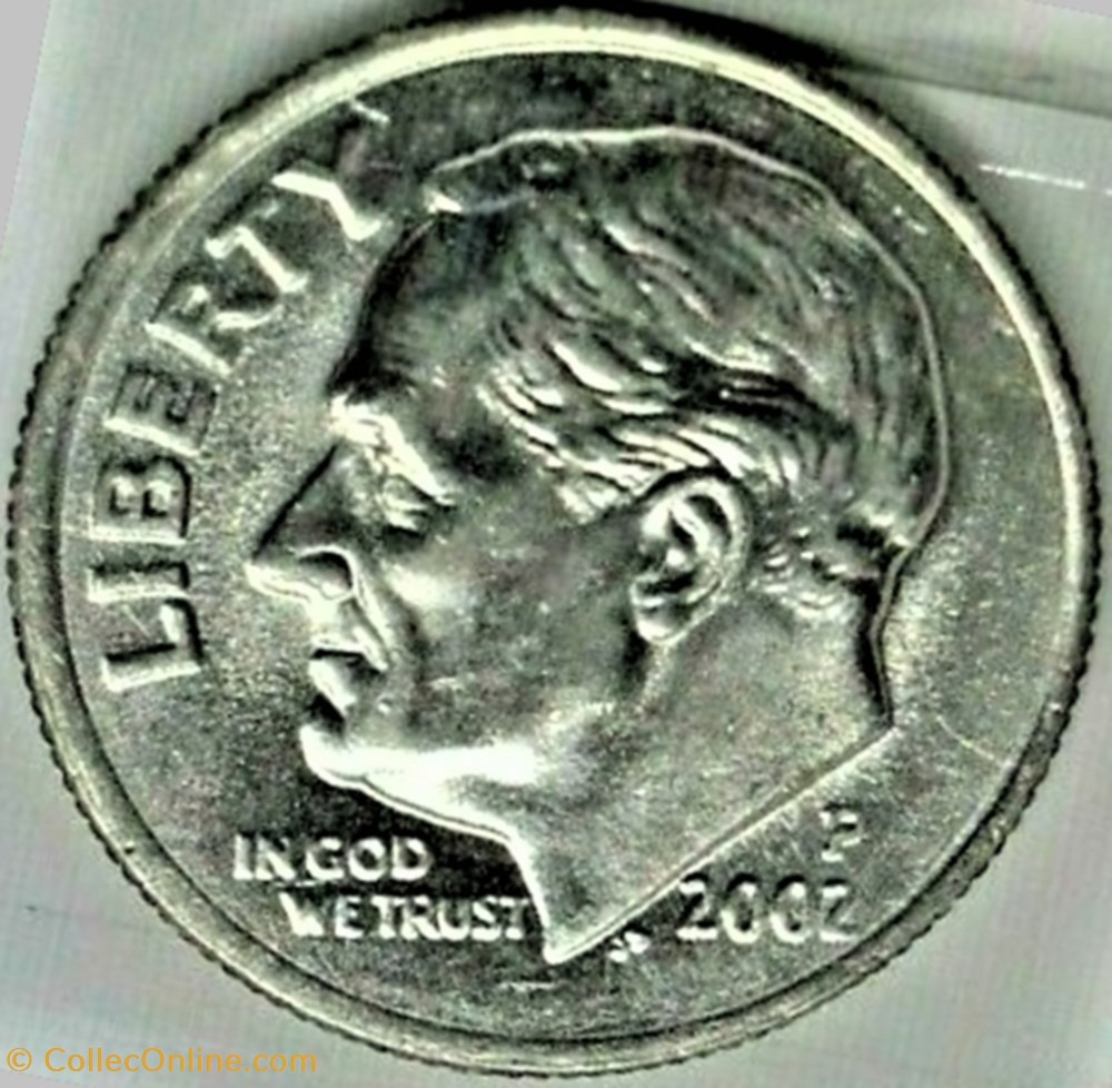 2002 Dime monnaies monde etats unis 2002 dime