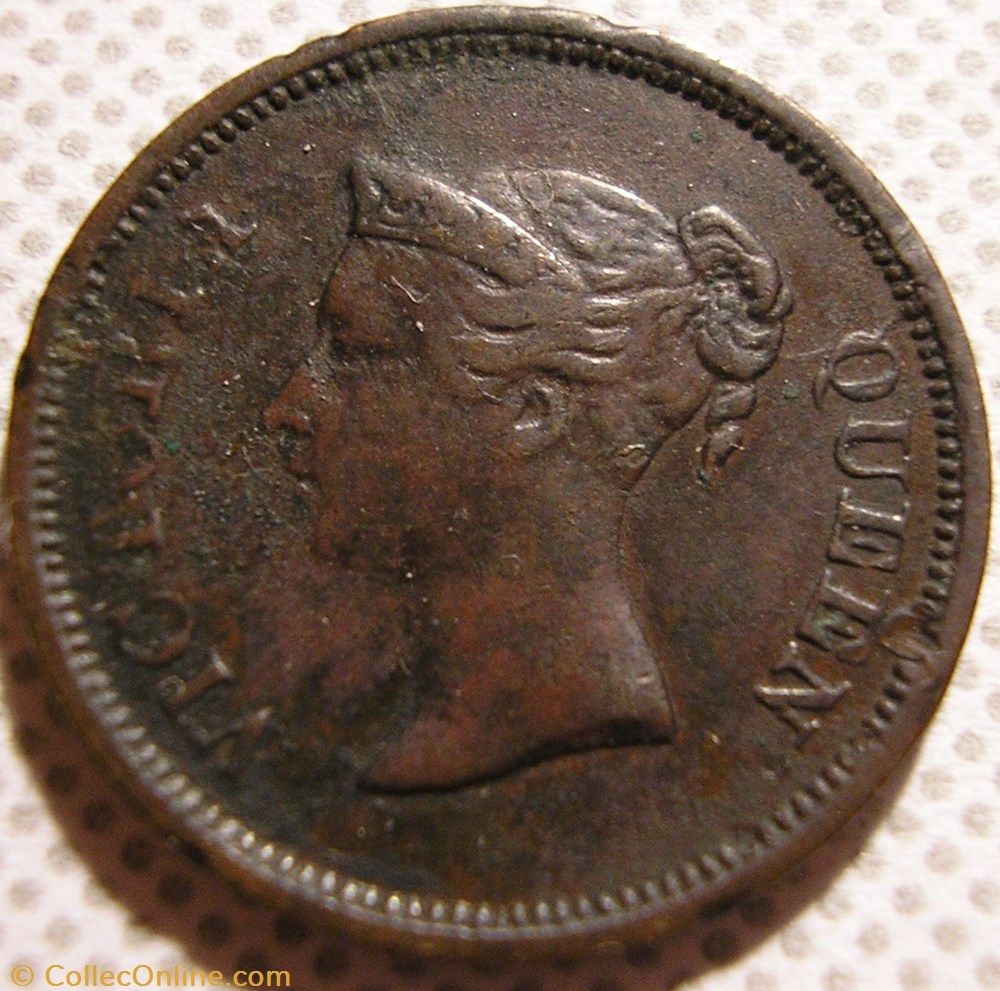 Victoria - 1/4 Cent 1845 - BEIC, Straits Settlements monnaie monde malaisie victoria 1 4 cent 1845 beic straits settlements
