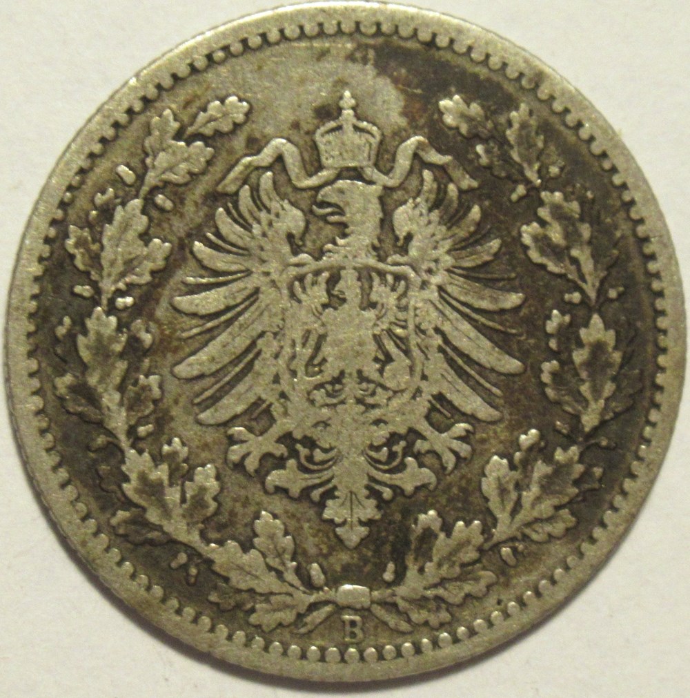 monnaies monde allemagne wilhelm i 50 pfennige 1877 hanover german empire