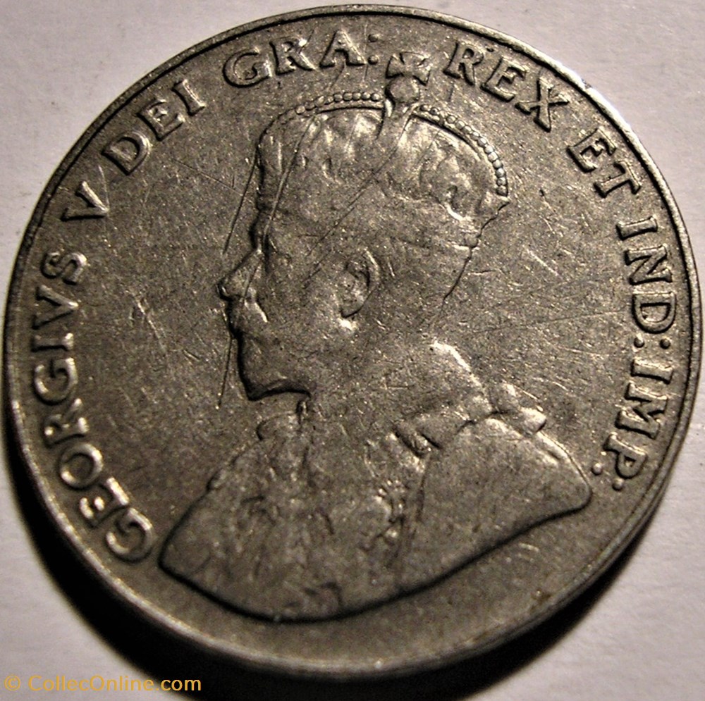 George V - 5 Cents 1926 monnaies monde canada george v 5 cents 1926
