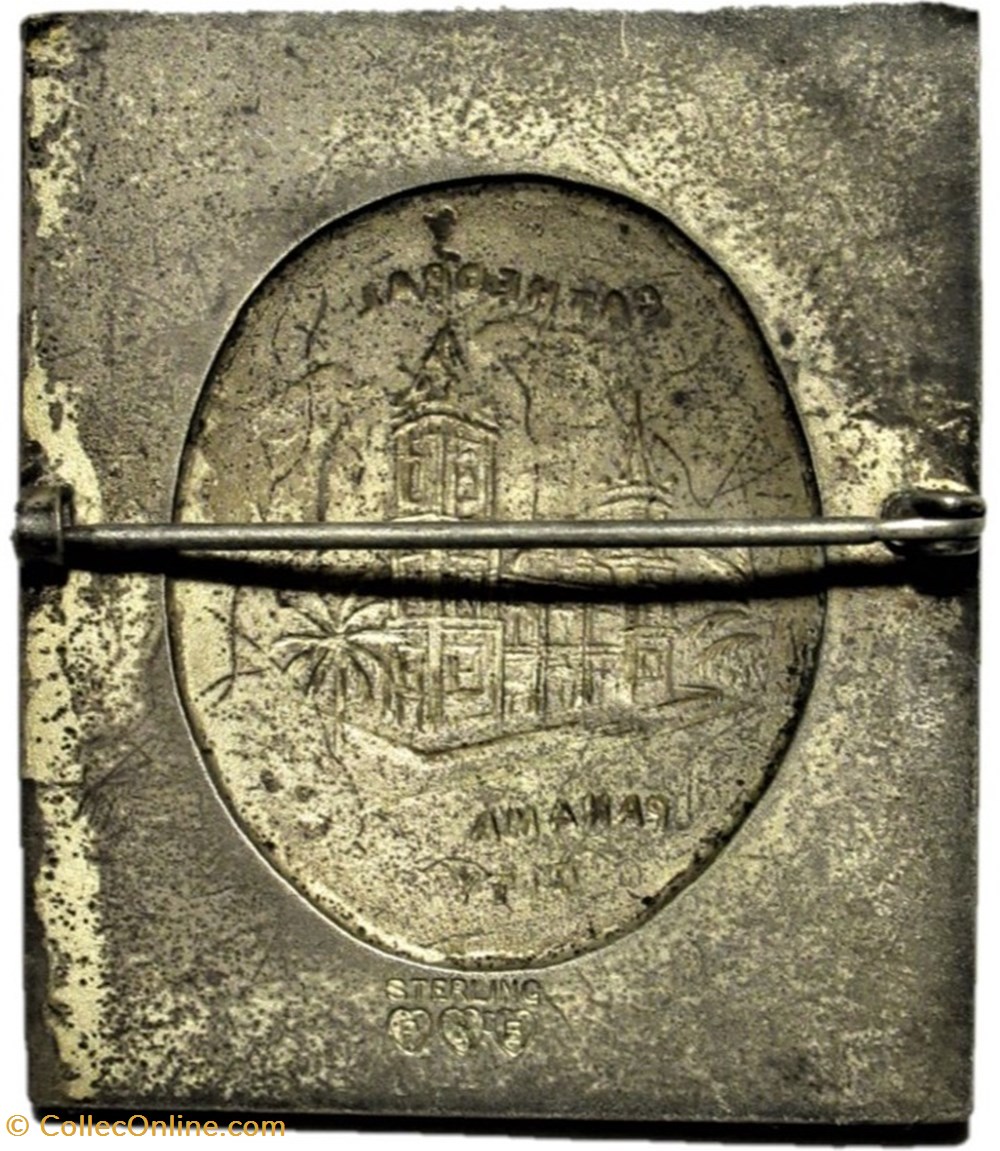 Panama City - Victorian Silver brooch from the Cathedral-Basilica of Saint Mary bijoux horlogerie de poitrine panama city victorian silver brooch from the cathedral basilica of saint mary