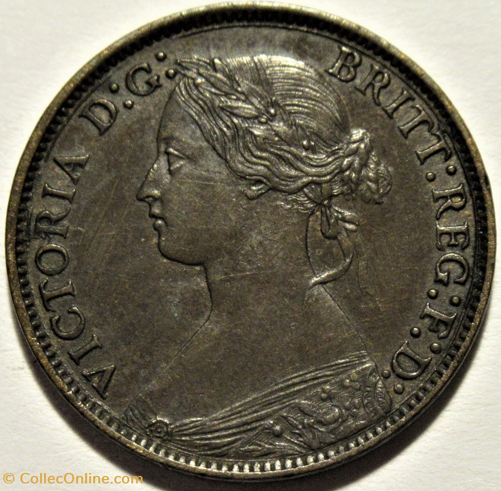 Victoria - One Farthing 1875 - Kingdom of Great Britain 2 monnaies monde royaume uni victoria one farthing 1875 kingdom of great britain