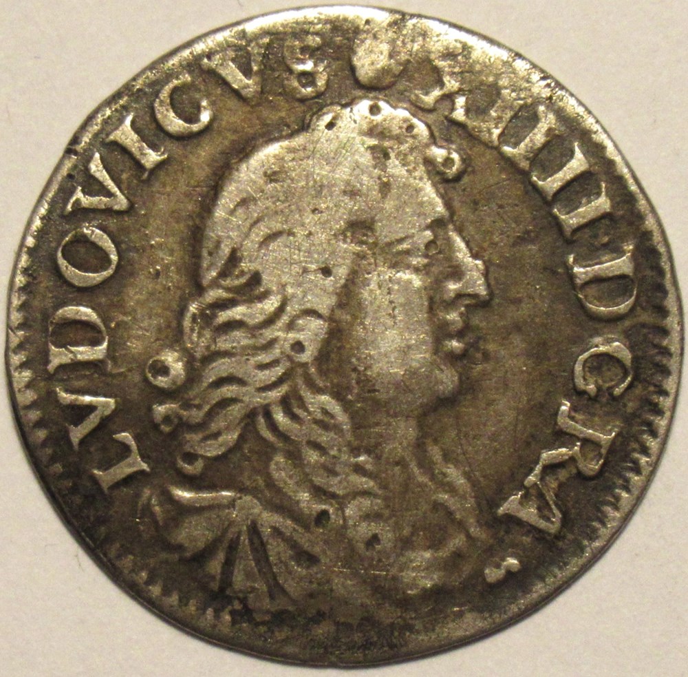 monnaies europe medievale france royales louis xiv 4 sols des traitants 1677 vimy en lyonnais