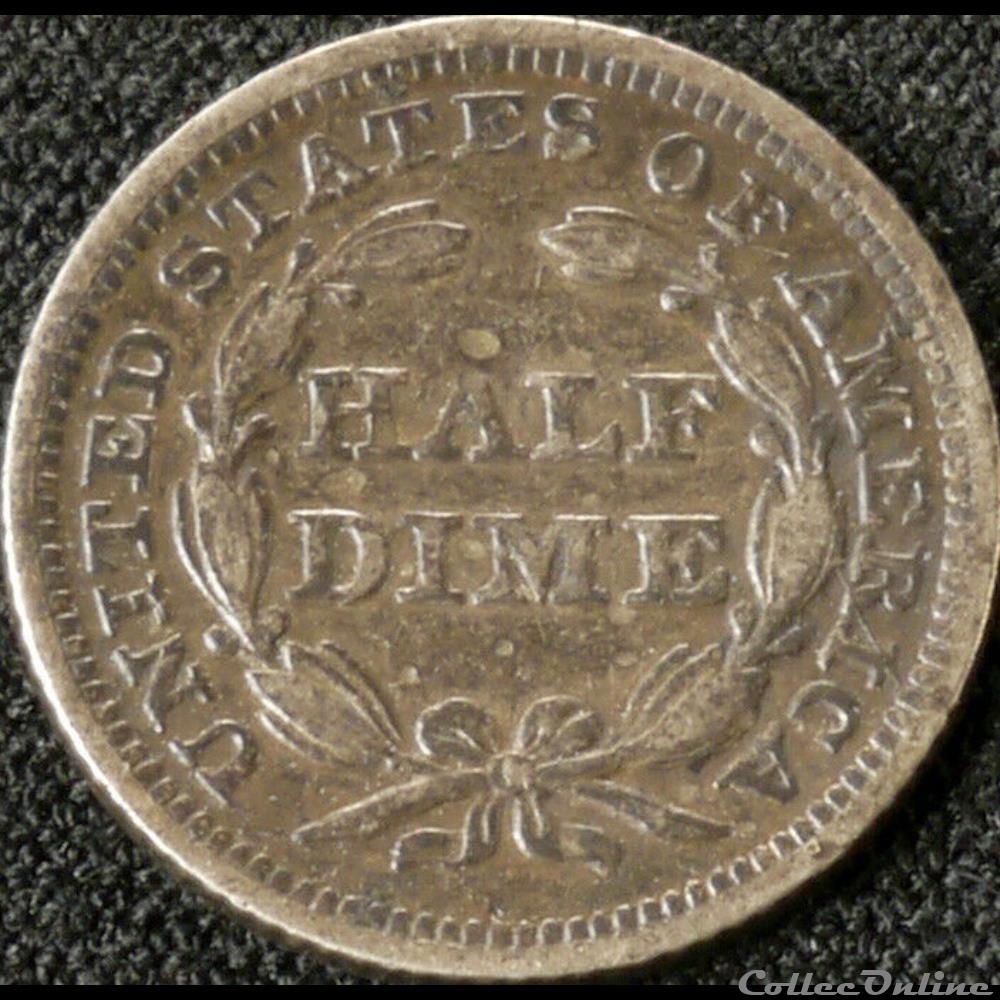 1852 Half Dime monnaies monde etats unis 1852 half dime
