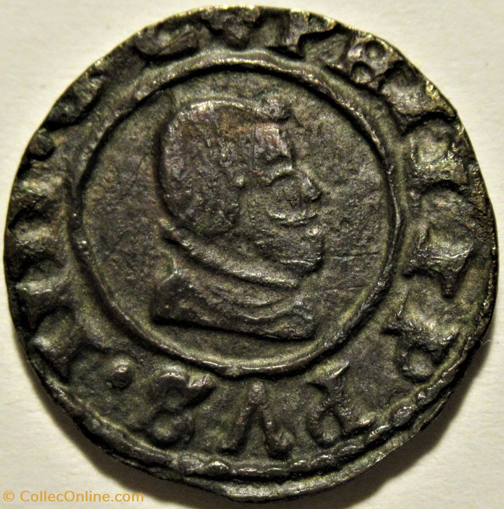 1664 Madrid - 4 Maravedis - Felipe IV de España 2 monnaies europe medievale royaume espagne 1664 madrid 4 maravedis felipe iv de espana