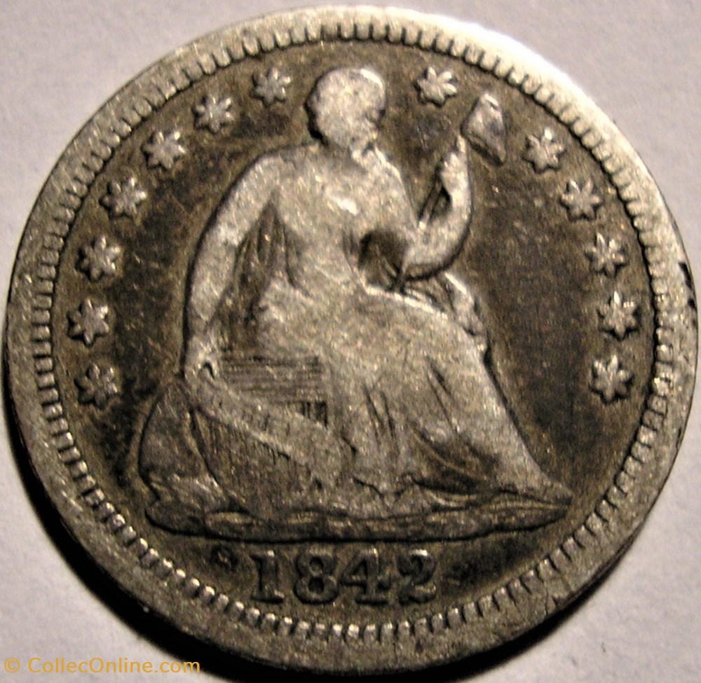 1842 Half Dime monnaie monde etat uni 1842 half dime