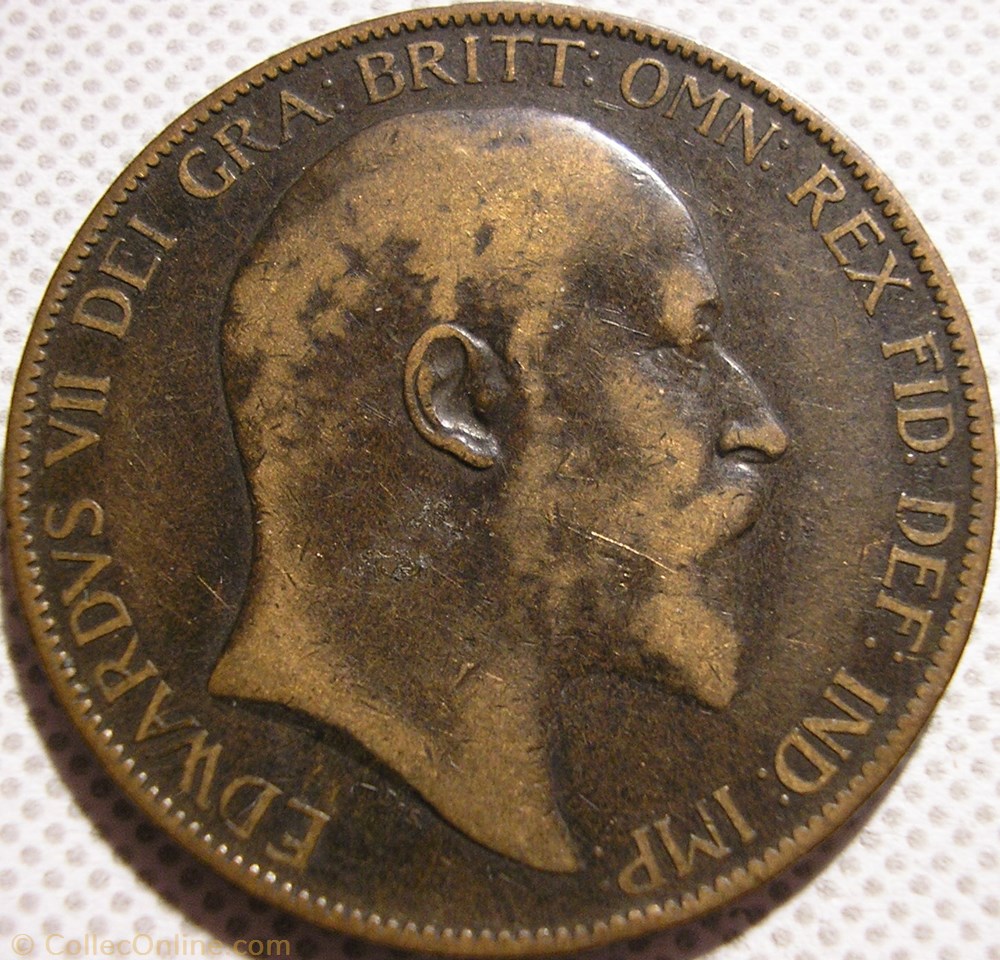 Edward VII - One Penny 1904 - Great Britain monnaies monde royaume uni edward vii one penny 1904 great britain