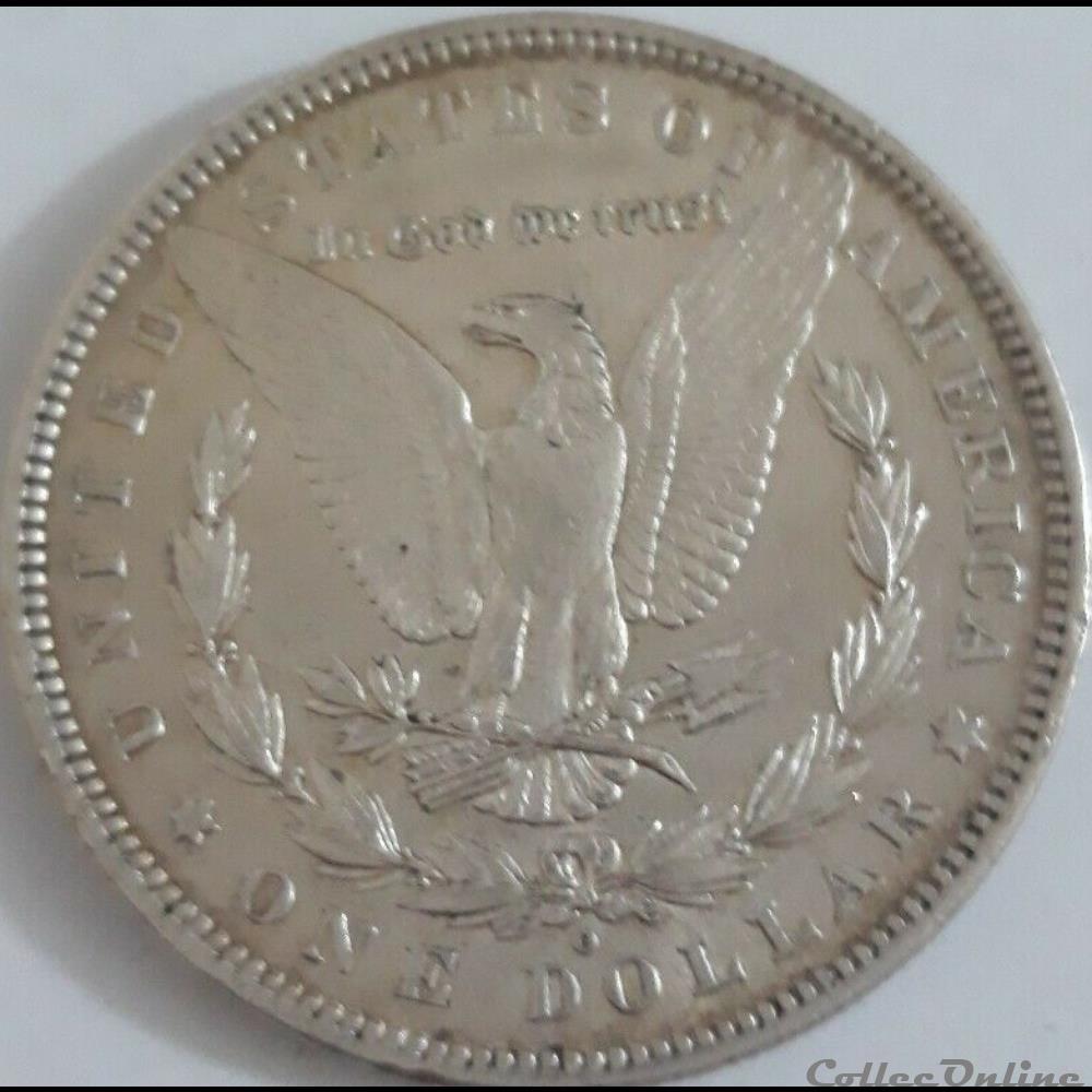 1880 New Orleans Dollar monnaie monde etat uni 1880 new orleans dollar