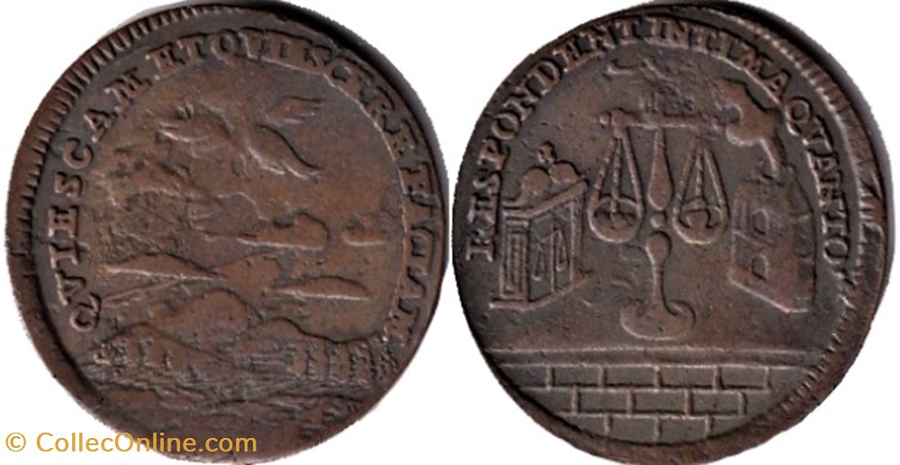 monnaies paranumismatique jetons poids dutch republic 1677 token peace negotiations in nijmegen