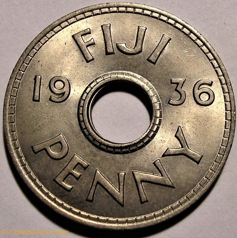 Edward VIII - One Penny 1936 - Fiji 2 monnaie monde ile fidji edward viii one penny 1936 fiji