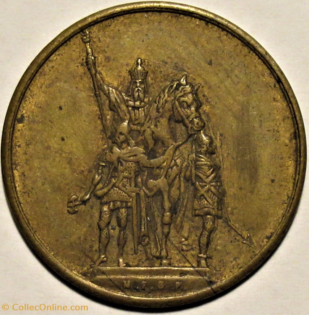 1878 Exposition Universelle Paris - Médaille Thiébaut & Fils medailles france touristiques 1878 exposition universelle paris medaille thiebaut fils
