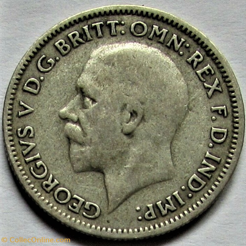 George V - 6 Pence 1932 - Great Britain 2 monnaies monde royaume uni george v 6 pence 1932 great britain