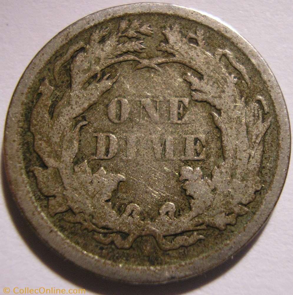 monnaie monde etat uni 1868 s dime 10 cents
