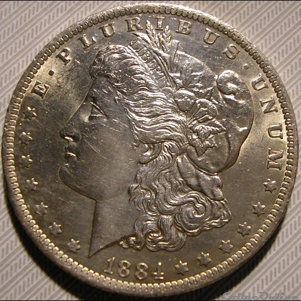 1884 New Orleans Dollar monnaie monde etat uni 1884 new orleans dollar
