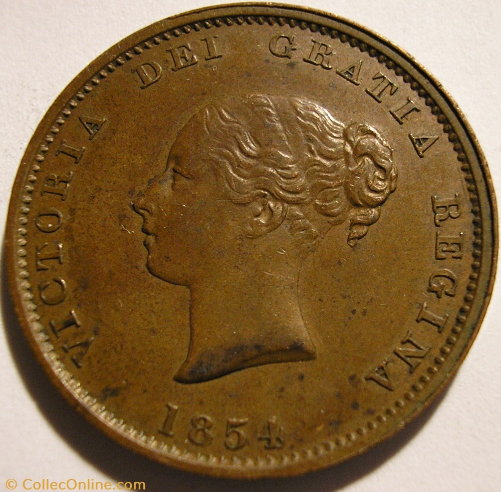 Victoria - Half Penny 1854 - New Brunswick monnaie monde canadum victoria half penny 1854 new brunswick