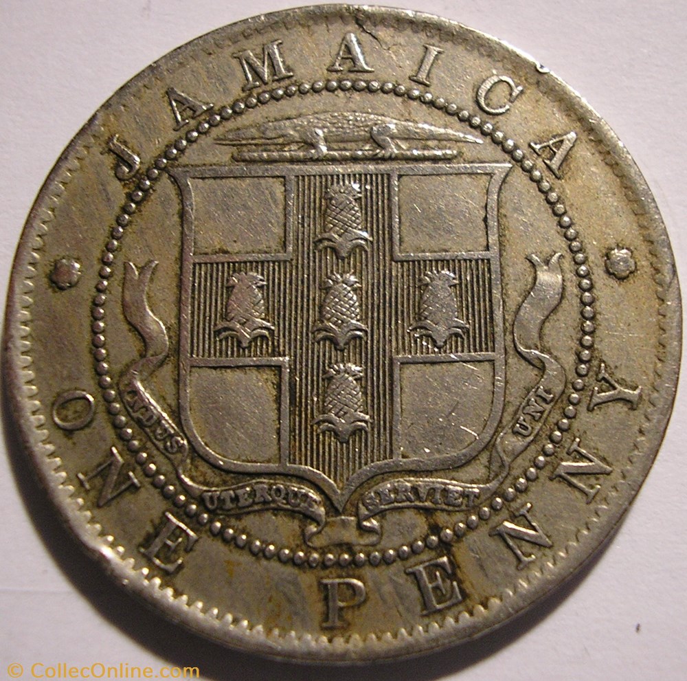 Edward VII - One Penny 1910 - Jamaica 2 monnaie monde royaume uni edward vii one penny 1910 jamaica