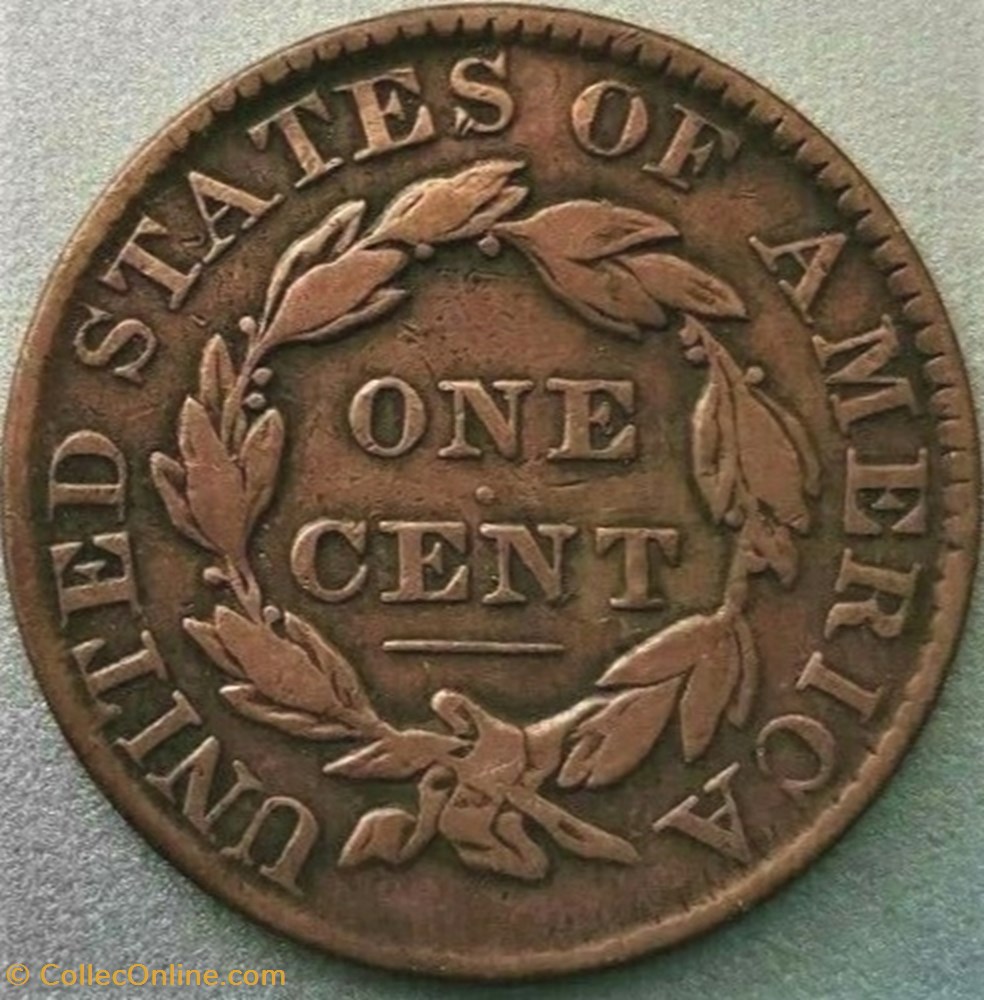 1830 One Cent - Coins - World - United States - Large Cents - 1816-1839 