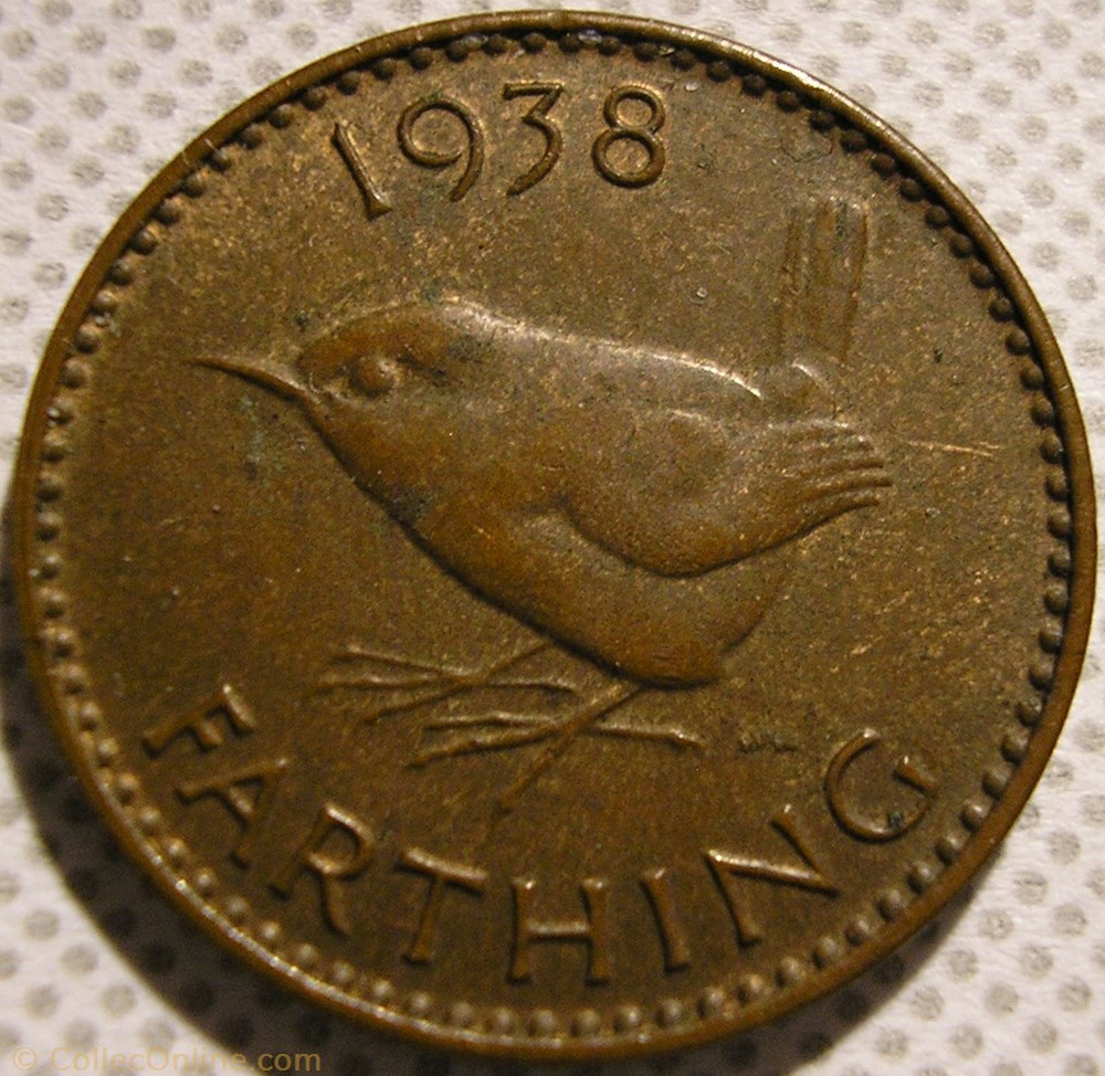 George VI - One Farthing 1938 - Great Britain monnaie monde royaume uni george vi one farthing 1938 great britain