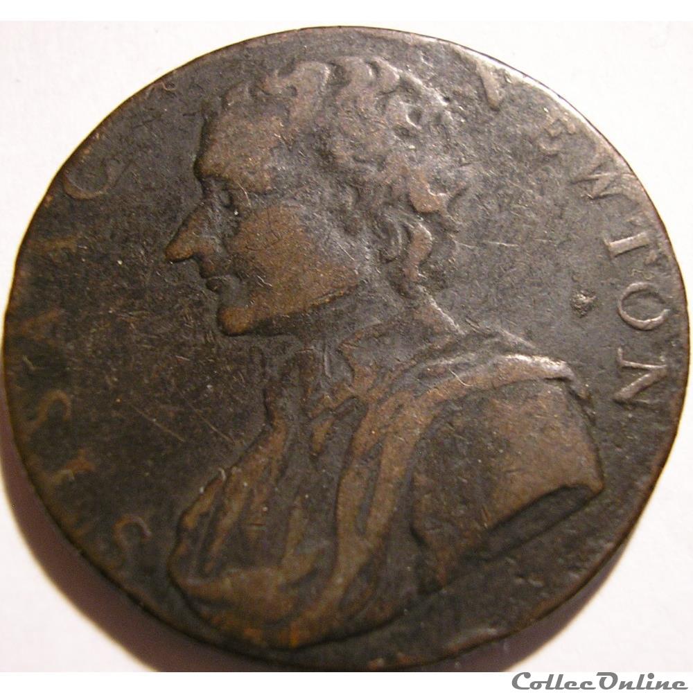 1793 HalfPenny - Newton - Middlesex monnaie monde royaume uni 1793 halfpenny newton middlesex