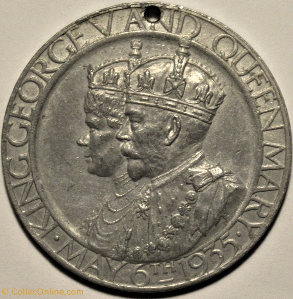 medailles royaume uni george v mary 1910 1935 silver jubilee medal