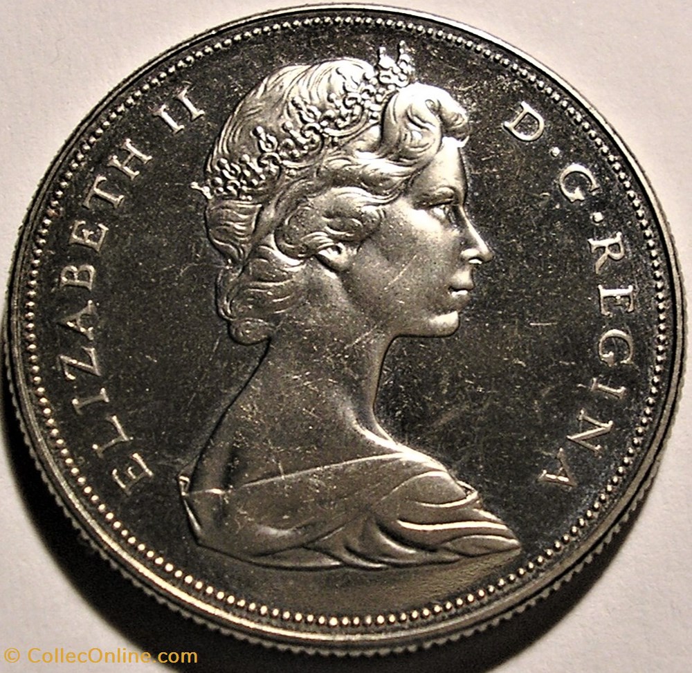 Elizabeth II - 1 Dollar 1870-1970 Manitoba, Centennial (ex.2) 2 monnaie monde canadum elizabeth ii 1 dollar 1870 1970 manitoba centennial ex 2