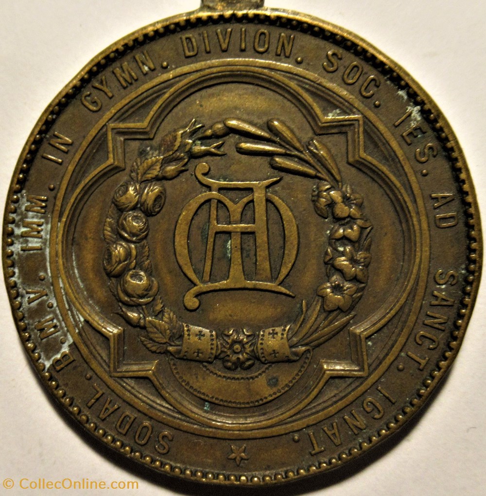 Médaille du Sanctuaire de Saint-Ignace, Lyon - par L. Penin 3 patrimoine religieux souvenir medaille du sanctuaire de saint ignace lyon par l penin