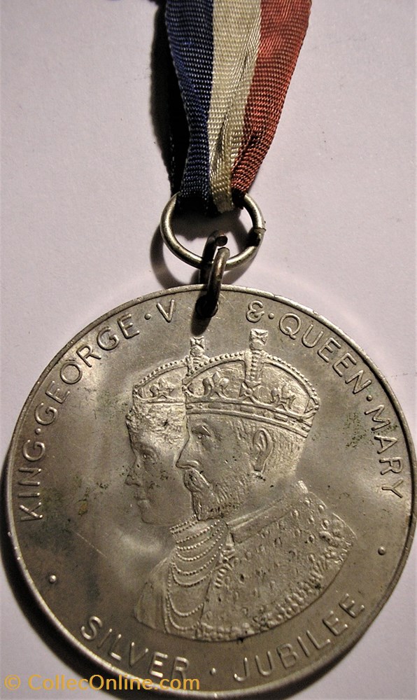 medaille royaume uni george v mary silver jubilee 1935 medal birmingham england